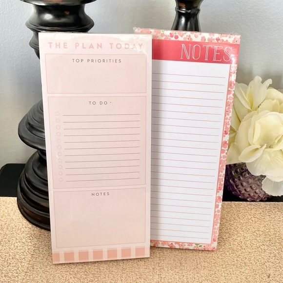 NWT GOOD VIBES ONLY Hardcover Notebook Journal/ 2 Pk Notepads Stationery Bundle - Picture 7 of 9